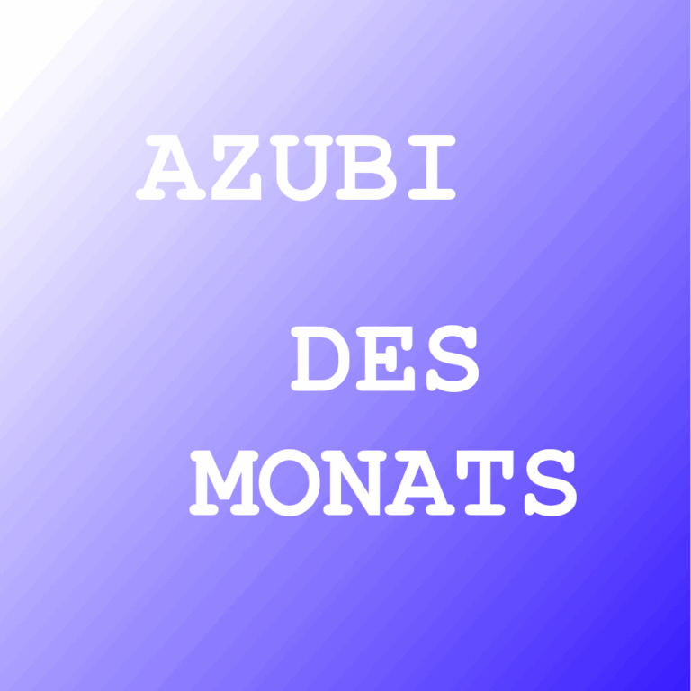 Azubi des Monats