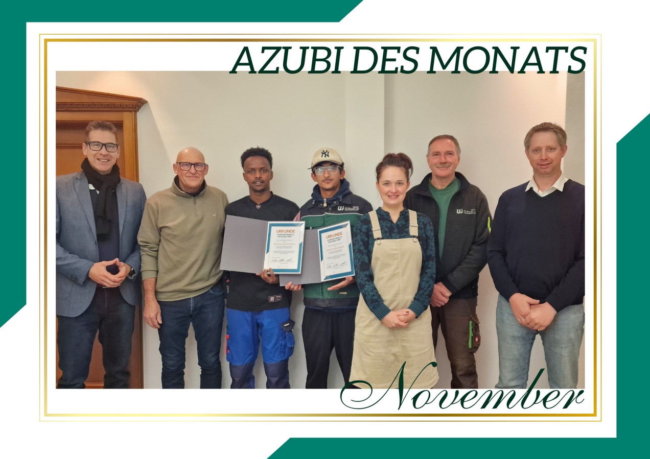 Azubi des Monats -November